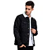 URBAN CLASSICS Sherpa Denim Šedá S