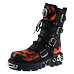 NEW ROCK Vampire Boots (107-S1) Black-Orange Černá Oranžová 36